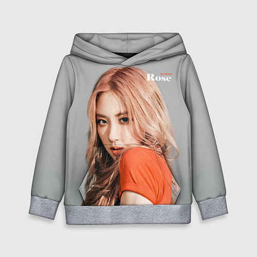 Детская толстовка Rosanna Park Blackpink / 3D-Меланж – фото 1
