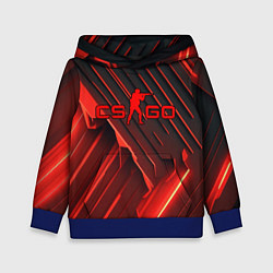 Детская толстовка CS GO red neon