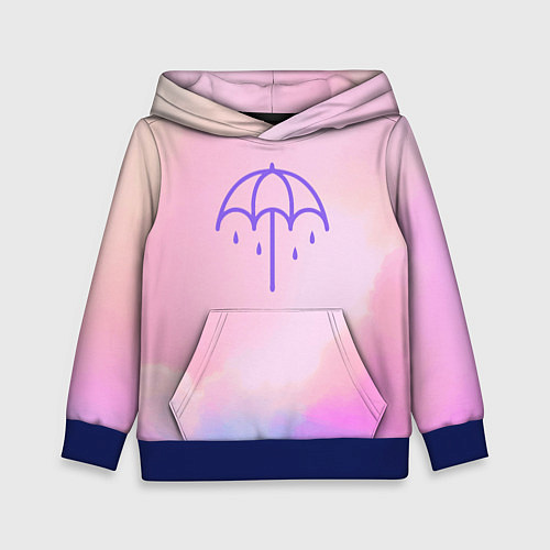 Детская толстовка Bring Me The Horizon Umbrella / 3D-Синий – фото 1