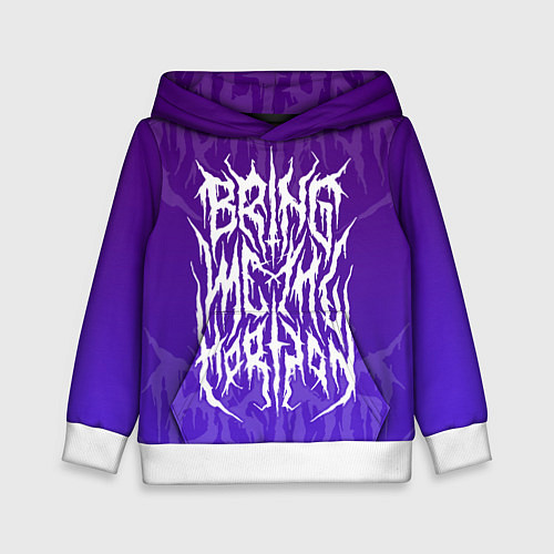 Детская толстовка Bring Me The Horizon Lettering / 3D-Белый – фото 1