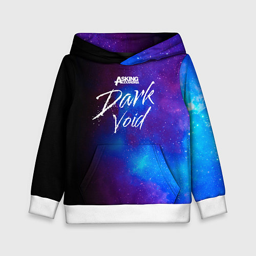 Детская толстовка Asking Alexandria Dark Void / 3D-Белый – фото 1