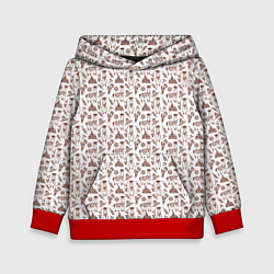 Детская толстовка Альпака паттерн