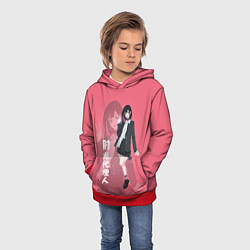 Толстовка-худи детская Ling Qiao, цвет: 3D-красный — фото 2