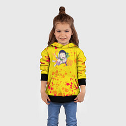 Толстовка-худи детская Акира Тэндо, цвет: 3D-черный — фото 2
