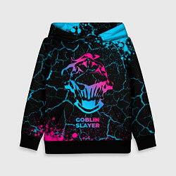 Толстовка-худи детская Goblin Slayer - neon gradient, цвет: 3D-черный