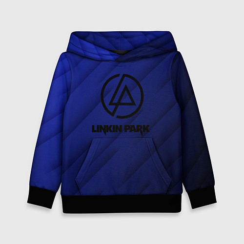 Детская толстовка Linkin park лого градиент / 3D-Черный – фото 1