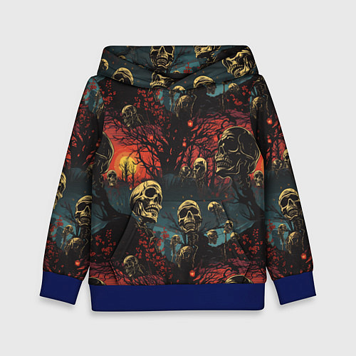 Детская толстовка Нечистый дух / 3D-Синий – фото 1