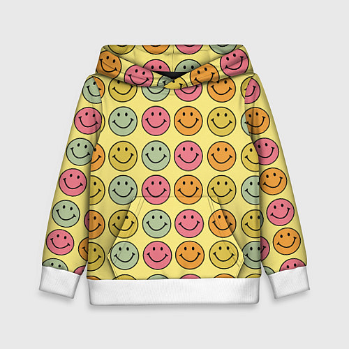 Детская толстовка Smiley / 3D-Белый – фото 1