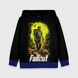 Толстовка-худи детская Fallout poster, цвет: 3D-синий