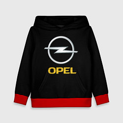 Толстовка-худи детская Opel sport car, цвет: 3D-красный