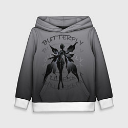 Детская толстовка Dark butterfly