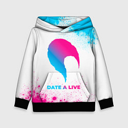 Толстовка-худи детская Date A Live neon gradient style, цвет: 3D-черный