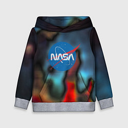 Толстовка-худи детская Nasa space star collection, цвет: 3D-меланж