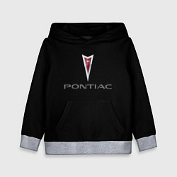 Толстовка-худи детская Pontiac auto, цвет: 3D-меланж