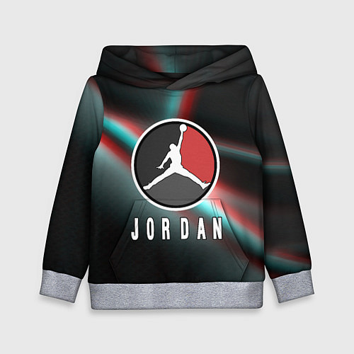 Детская толстовка Nba jordan sport / 3D-Меланж – фото 1