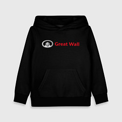 Толстовка-худи детская Great Wall auto, цвет: 3D-черный