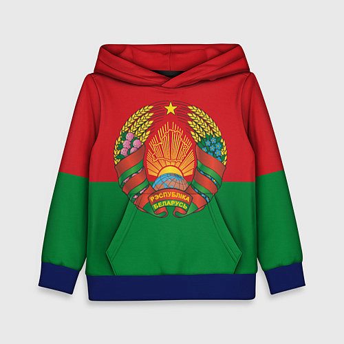 Детская толстовка Республика Беларусь / 3D-Синий – фото 1