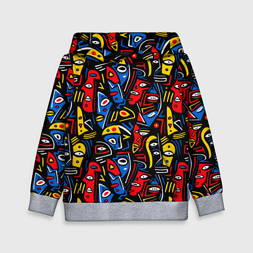 Детская толстовка Африканский мотив / 3D-Меланж – фото 1