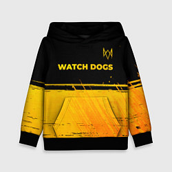 Толстовка-худи детская Watch Dogs - gold gradient посередине, цвет: 3D-черный