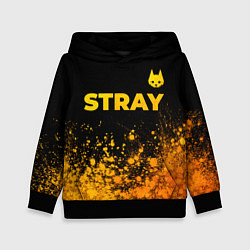 Детская толстовка Stray - gold gradient посередине