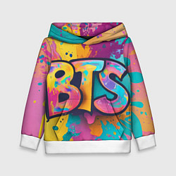 Толстовка-худи детская BTS new, цвет: 3D-белый