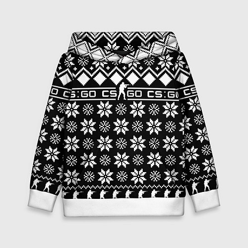 Детская толстовка CS GO christmas sweater / 3D-Белый – фото 1