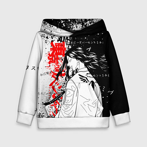 Детская толстовка Баджи из вальхаллы - токийские мстители / 3D-Белый – фото 1