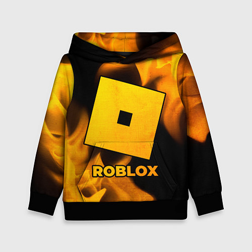 Детская толстовка Roblox - gold gradient / 3D-Черный – фото 1