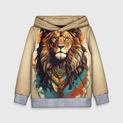 Толстовка-худи детская Ливиная голова, цвет: 3D-меланж