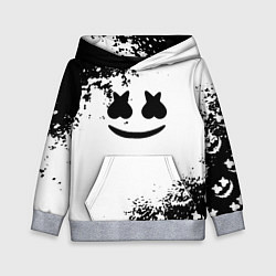 Толстовка-худи детская Marshmello dj краски, цвет: 3D-меланж