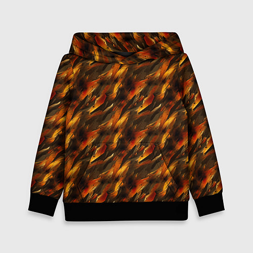 Детская толстовка Brown print from the neural network / 3D-Черный – фото 1