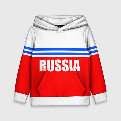 Детская толстовка Russia - classic / 3D-Белый – фото 1