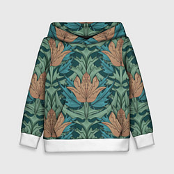 Детская толстовка Цветы в стиле Уильяма Морриса - паттерн