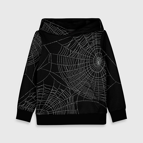 Детская толстовка Spider паутина / 3D-Черный – фото 1