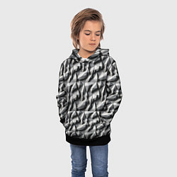 Толстовка-худи детская Камни, цвет: 3D-черный — фото 2