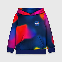 Толстовка-худи детская Nasa gradient sportcolor, цвет: 3D-синий