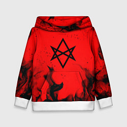 Толстовка-худи детская Imagine dragons bend fire smock, цвет: 3D-белый