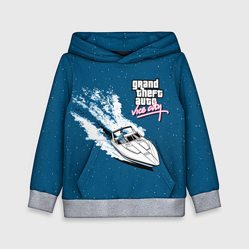 Детская толстовка Grand Theft Auto - Vice City / 3D-Меланж – фото 1