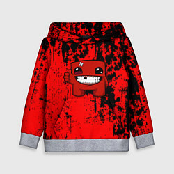 Толстовка-худи детская Super Meat Boy краски, цвет: 3D-меланж