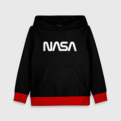 Толстовка-худи детская NASA space logo, цвет: 3D-красный