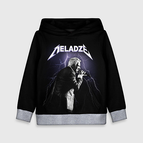 Детская толстовка Meladze - Metallica / 3D-Меланж – фото 1