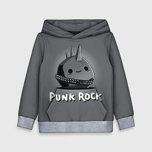 Детская толстовка Камень панк / 3D-Меланж – фото 1