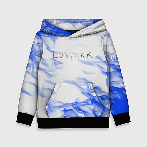 Детская толстовка Lostark flame blue / 3D-Черный – фото 1