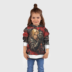 Толстовка-худи детская Edward Elric - Fullmetal Alchemist, цвет: 3D-белый — фото 2