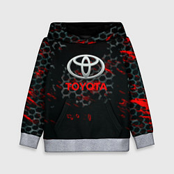 Толстовка-худи детская Toyota краски броня, цвет: 3D-меланж