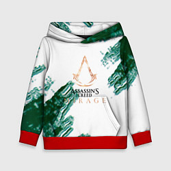 Толстовка-худи детская Assasins creed mirage game pattern, цвет: 3D-красный