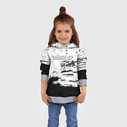 Толстовка-худи детская Deathloop чёрные краски, цвет: 3D-меланж — фото 2