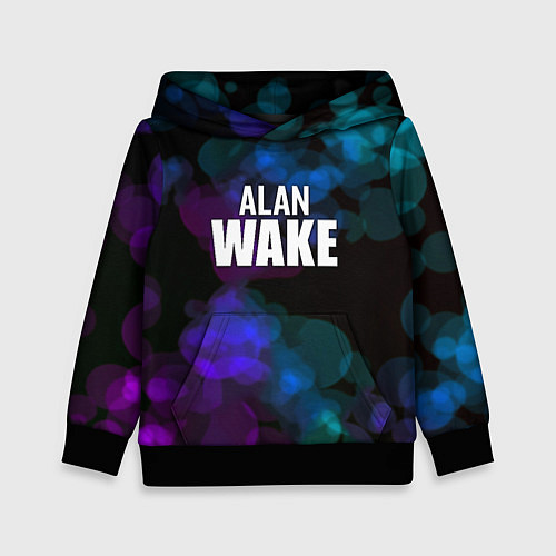 Детская толстовка Alan wake текстура / 3D-Черный – фото 1