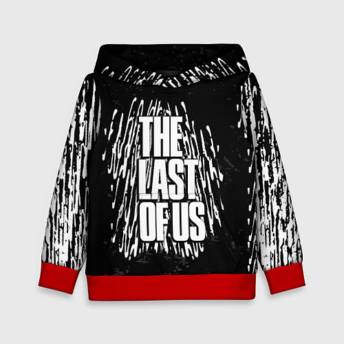 Детская толстовка Одни из нас тема постер / 3D-Красный – фото 1