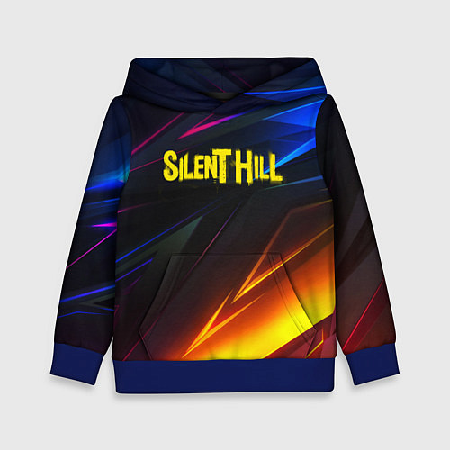 Детская толстовка Silent hill stripes neon / 3D-Синий – фото 1